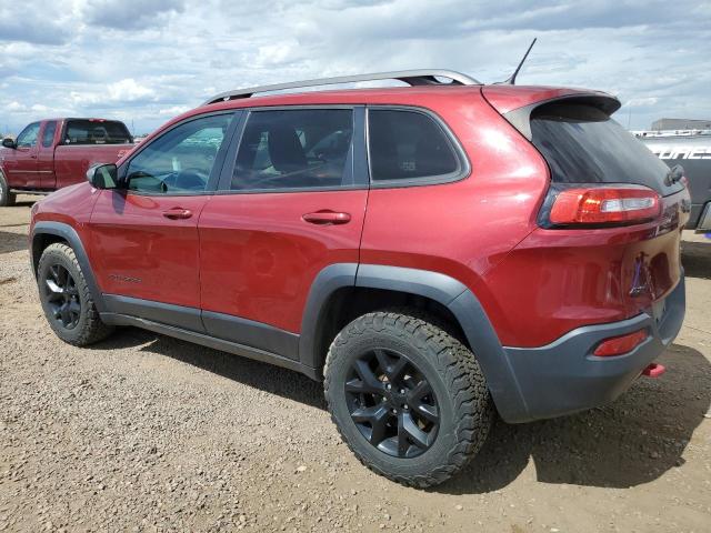 1C4PJMBS6FW571886 - 2015 JEEP CHEROKEE TRAILHAWK RED photo 2