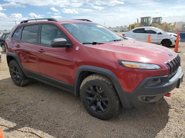 1C4PJMBS6FW571886 - 2015 JEEP CHEROKEE TRAILHAWK RED photo 4