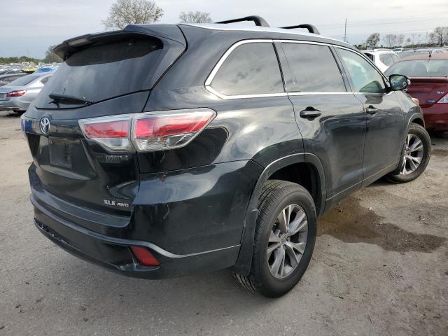 5TDJKRFHXFS128381 - 2015 TOYOTA HIGHLANDER XLE Qara foto 3
