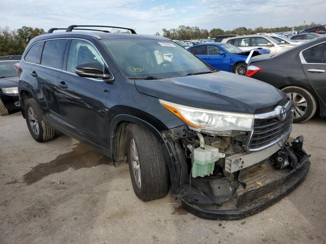 5TDJKRFHXFS128381 - 2015 TOYOTA HIGHLANDER XLE BLACK photo 4