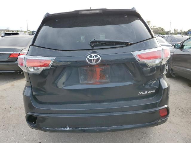5TDJKRFHXFS128381 - 2015 TOYOTA HIGHLANDER XLE Qara foto 6