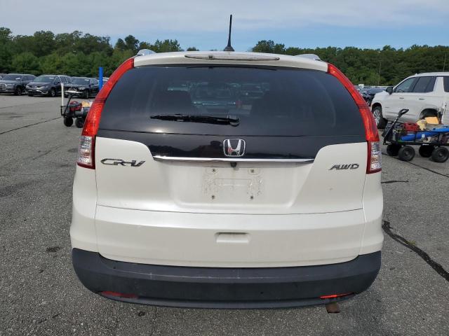 5J6RM4H71CL019013 - 2012 HONDA CR-V EXL WHITE photo 6