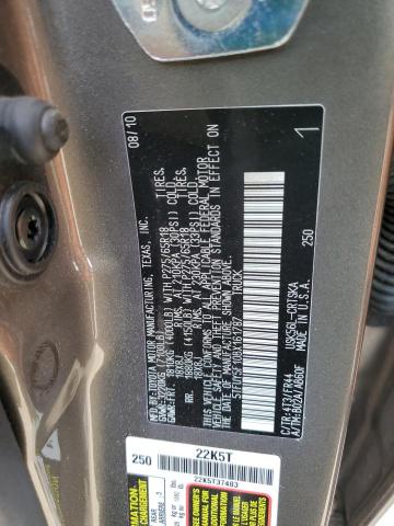 5TFUY5F10BX161787 - 2011 TOYOTA TUNDRA DOUBLE CAB SR5 GRAY photo 12