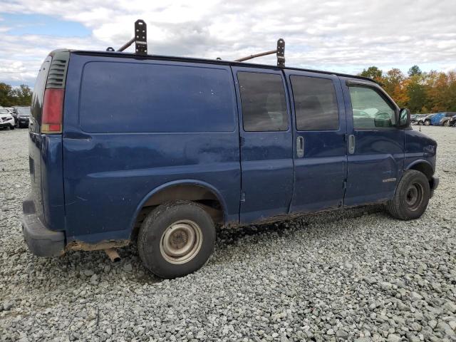 1GTFG15M521115195 - 2002 GMC SAVANA G1500 BLUE photo 3