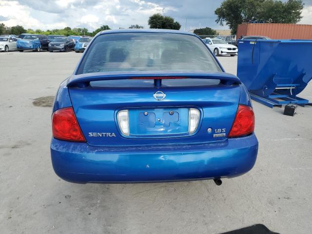 3N1CB51D06L620738 - 2006 NISSAN SENTRA 1.8 BLUE photo 6