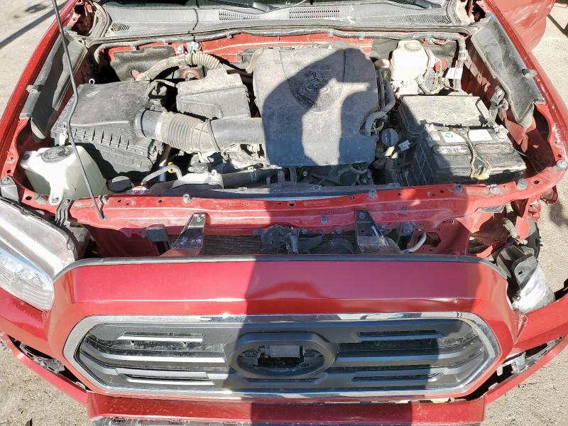 3TMCZ5AN0MM420063 - 2021 TOYOTA TACOMA DOUBLE CAB RED photo 11