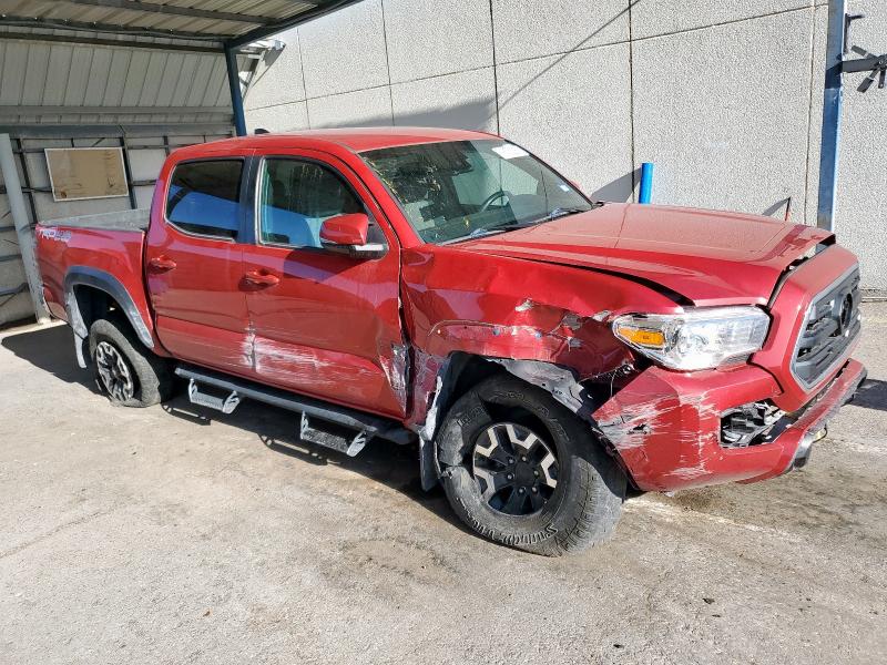 3TMCZ5AN0MM420063 - 2021 TOYOTA TACOMA DOUBLE CAB RED photo 4