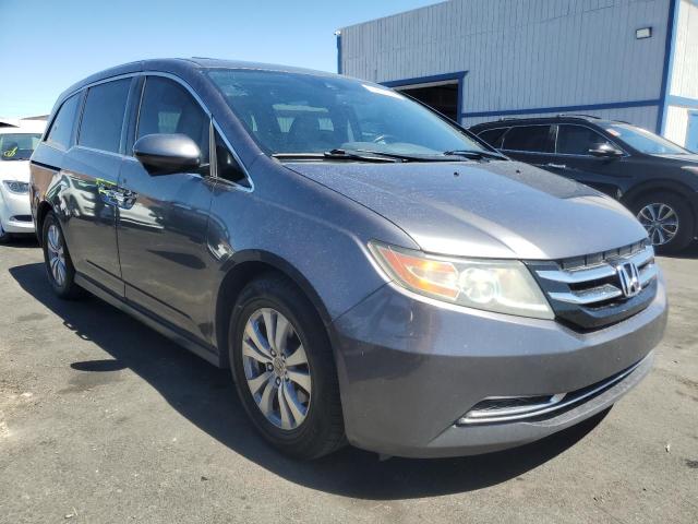 5FNRL5H60FB125904 - 2015 HONDA ODYSSEY EXL GRAY photo 4
