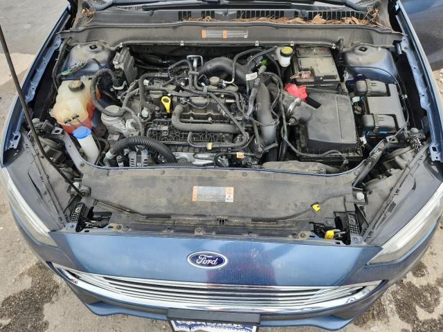 3FA6P0HD8KR244663 - 2019 FORD FUSION SE ლურჯი ფოტო 11