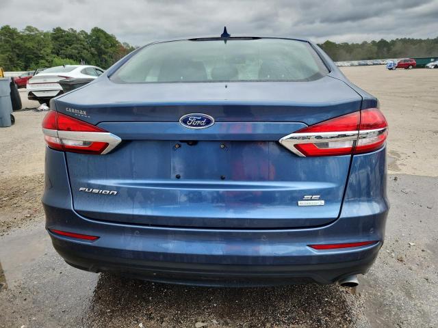 3FA6P0HD8KR244663 - 2019 FORD FUSION SE ლურჯი ფოტო 6