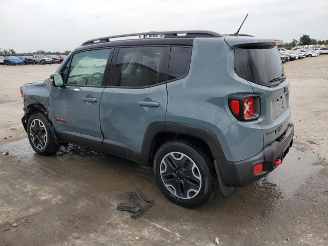 ZACCJBCT6FPB90451 - 2015 JEEP RENEGADE TRAILHAWK BLUE photo 2