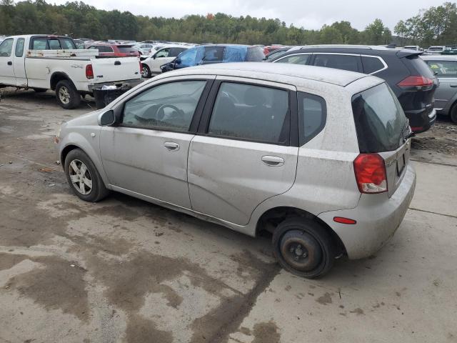 KL1TD666X6B684771 - 2006 CHEVROLET AVEO BASE GRAY photo 2