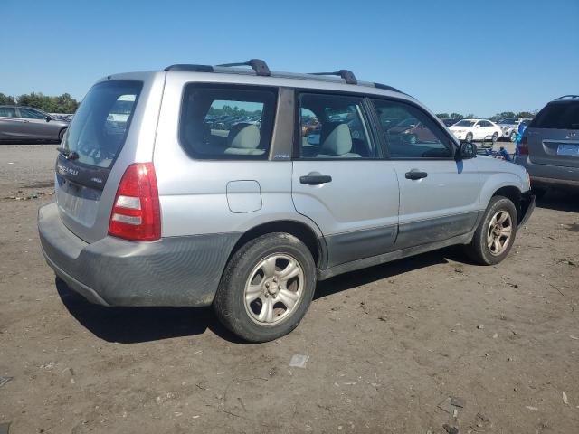 JF1SG63664H744285 - 2004 SUBARU FORESTER 2.5X SILVER photo 3
