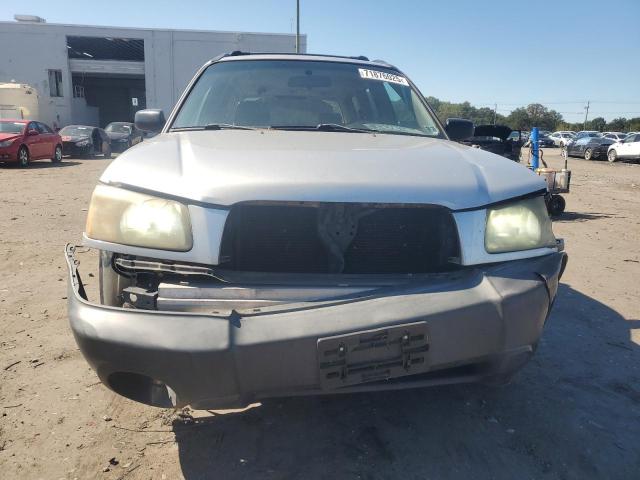 JF1SG63664H744285 - 2004 SUBARU FORESTER 2.5X SILVER photo 5