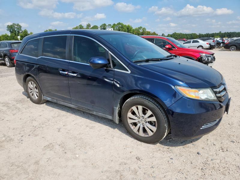 5FNRL5H46EB085616 - 2014 HONDA ODYSSEY EX BLUE photo 4