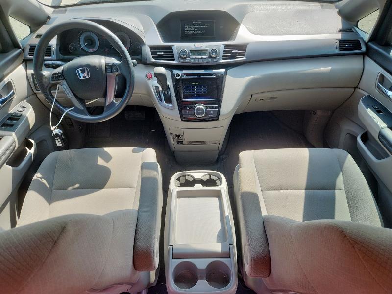 5FNRL5H46EB085616 - 2014 HONDA ODYSSEY EX BLUE photo 8