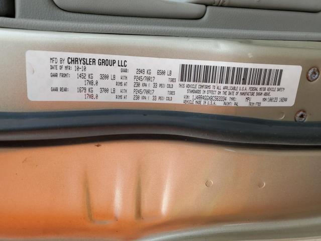 1J4RR4GGXBC563334 - 2011 JEEP GRAND CHEROKEE LAREDO GOLD photo 13