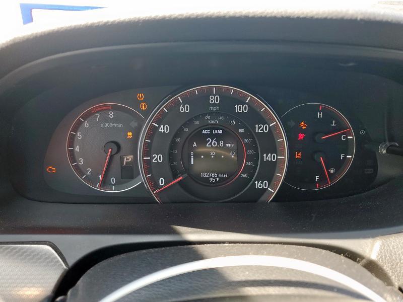 1HGCT1B65GA000657 - 2016 HONDA ACCORD EXL SILVER photo 9