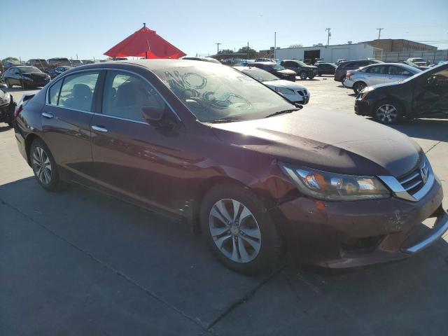 1HGCR2F33EA178052 - 2014 HONDA ACCORD LX BURGUNDY photo 4