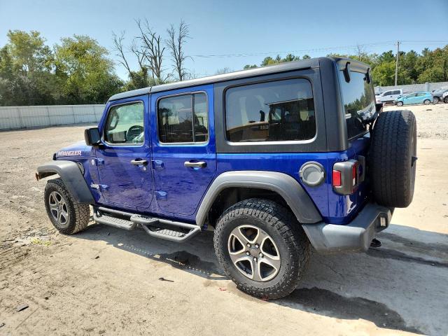 1C4HJXDN9LW105894 - 2020 JEEP WRANGLER UNLIMITED SPORT BLUE photo 2