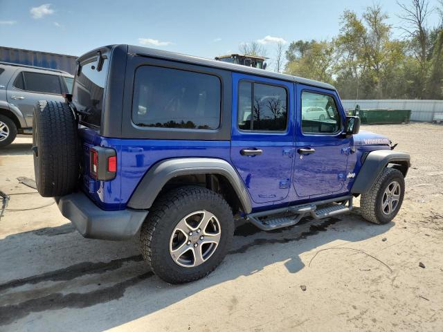1C4HJXDN9LW105894 - 2020 JEEP WRANGLER UNLIMITED SPORT BLUE photo 3