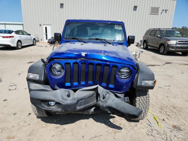 1C4HJXDN9LW105894 - 2020 JEEP WRANGLER UNLIMITED SPORT BLUE photo 5