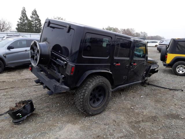 1C4BJWEG9EL247926 - 2014 JEEP WRANGLER U SAHARA BLACK photo 3