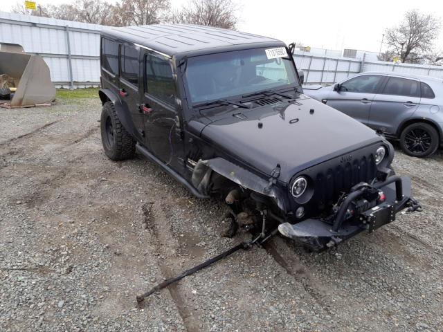 1C4BJWEG9EL247926 - 2014 JEEP WRANGLER U SAHARA BLACK photo 4