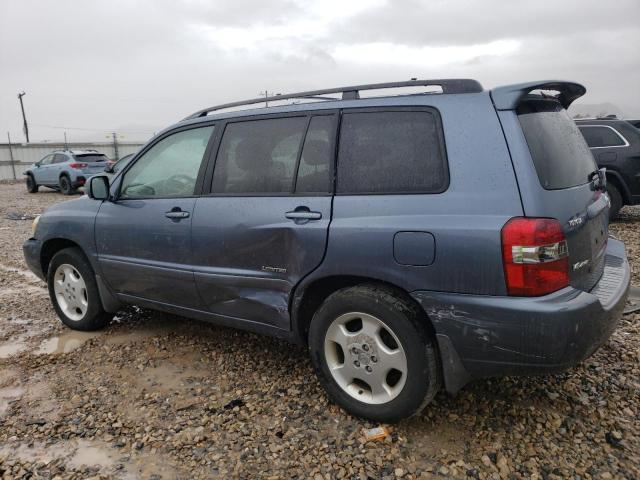 JTEEP21A270198350 - 2007 TOYOTA HIGHLANDER SPORT BLUE photo 2