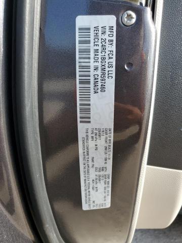 2C4RC1BGXMR597460 - 2021 CHRYSLER PACIFICA TOURING L 石墨色 照片 12