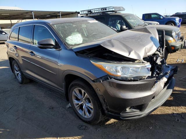 5TDJKRFH7FS192071 - 2015 TOYOTA HIGHLANDER XLE Boz foto 4
