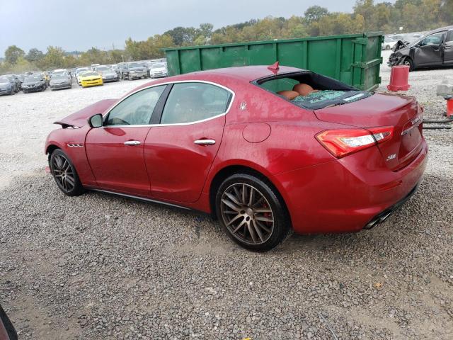 ZAM57YTA6J1270832 - 2018 MASERATI GHIBLI S RED photo 2