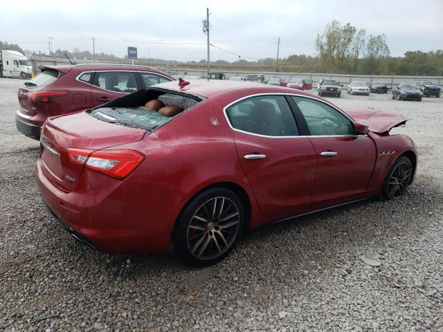 ZAM57YTA6J1270832 - 2018 MASERATI GHIBLI S RED photo 3