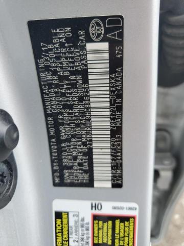 2T1BURHE9HC886256 - 2017 TOYOTA COROLLA L 银色 照片 13