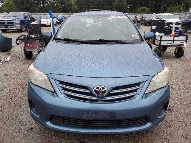5YFBU4EE4DP075370 - 2013 TOYOTA COROLLA BASE 蓝色 照片 5