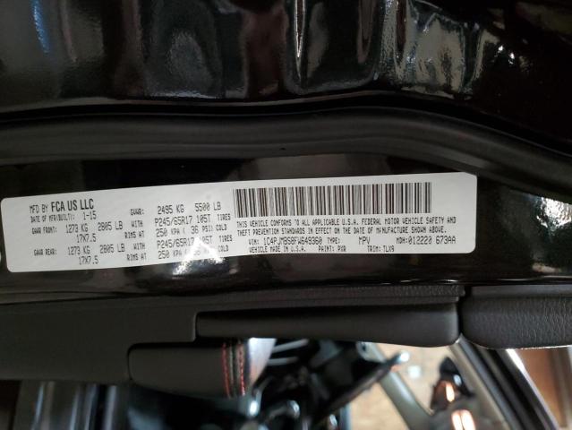 1C4PJMBS8FW649360 - 2015 JEEP CHEROKEE TRAILHAWK BLACK photo 13