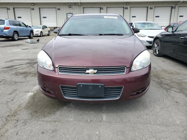 2G1WB58K379308196 - 2007 CHEVROLET IMPALA LS MAROON photo 5