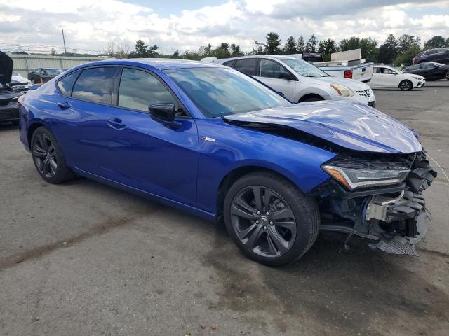 19UUB6F50MA009185 - 2021 ACURA TLX TECH A BLUE photo 4