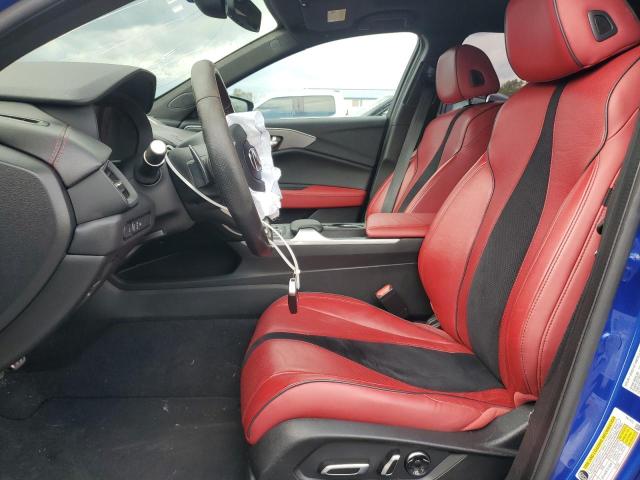 19UUB6F50MA009185 - 2021 ACURA TLX TECH A BLUE photo 7