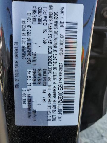 JM1DE1HZ4B0101525 - 2011 MAZDA MAZDA2 Qara foto 12