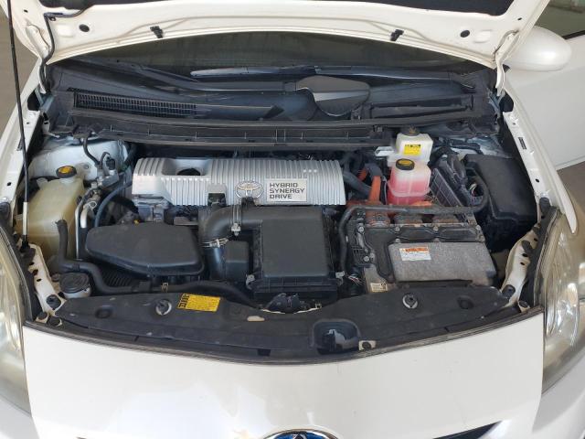 JTDKN3DU7B5292485 - 2011 TOYOTA PRIUS WHITE photo 11