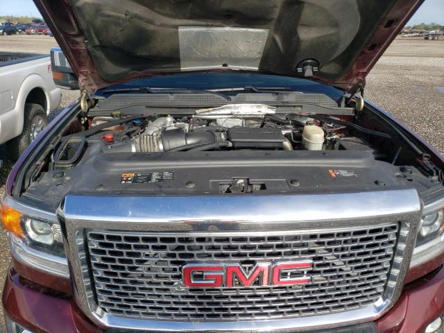 1GT42YEY3HF195593 - 2017 GMC SIERRA K3500 DENALI BURGUNDY photo 11