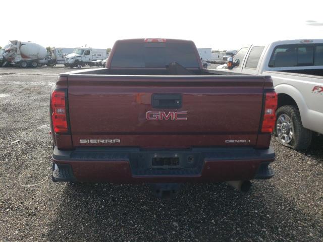 1GT42YEY3HF195593 - 2017 GMC SIERRA K3500 DENALI BURGUNDY photo 6