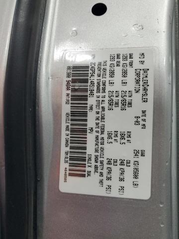 2C4GP54L14R518481 - 2004 CHRYSLER TOWN & COU TOURING SILVER photo 14