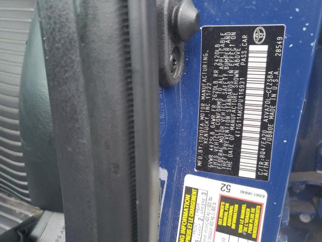 4T1G11AK0PU116931 - 2023 TOYOTA CAMRY SE NIGHT SHADE BLUE photo 13