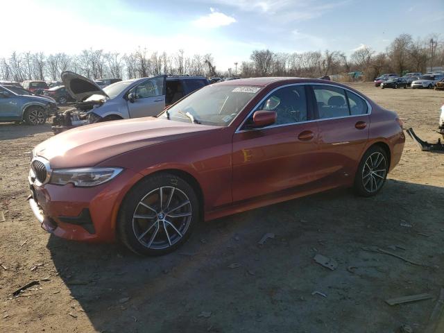 WBA5R7C58KFH31416 - 2019 BMW 330XI Помаранчевий фото 1