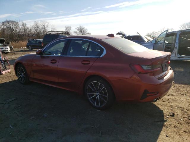 WBA5R7C58KFH31416 - 2019 BMW 330XI ORANGE photo 2