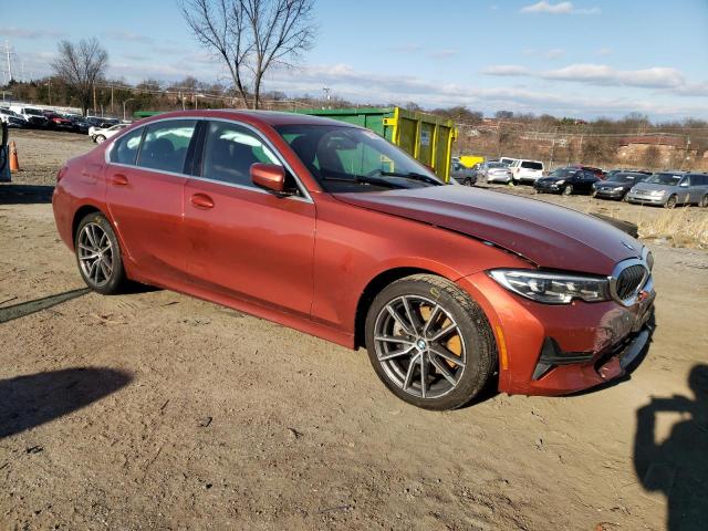 WBA5R7C58KFH31416 - 2019 BMW 330XI ORANGE photo 4