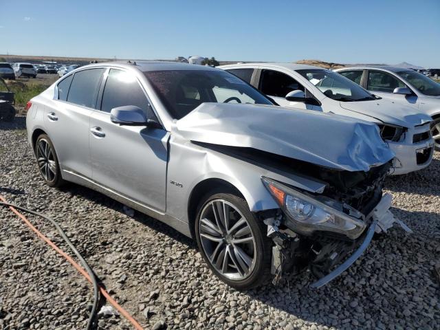 JN1AV7AR2GM530102 - 2016 INFINITI Q50 HYBRID SILVER photo 4