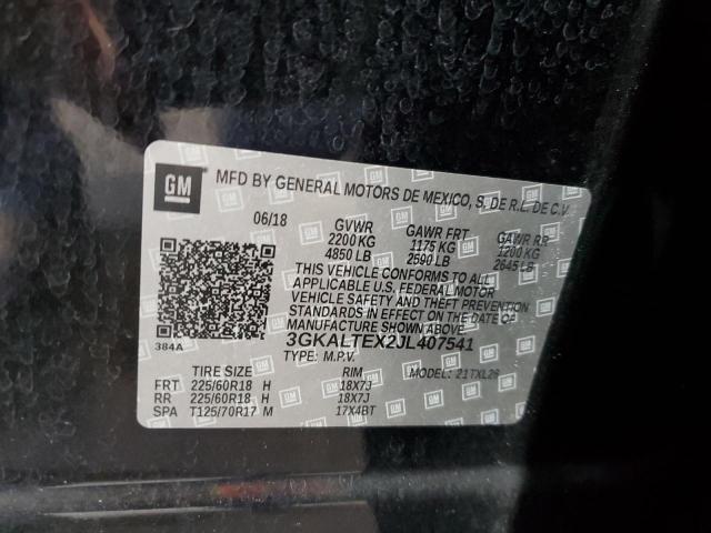 3GKALTEX2JL407541 - 2018 GMC TERRAIN SLE BLACK photo 13